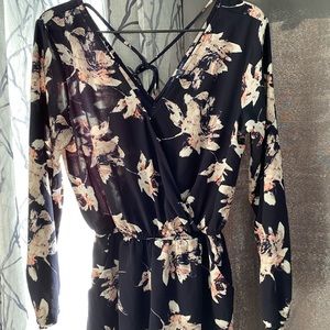 Medium floral romper